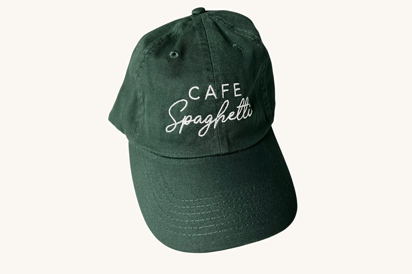 Spaghetti Dad Hat - Forest Greeen